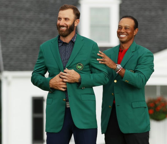 Zelené sako pro vítěze Masters 2020 - foto twitter pgatour