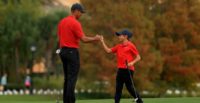 Tiger and Charlie Woods - foto pgatour.com