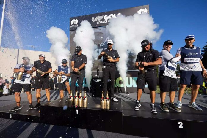 Vítězný tým 4 Aces - foto livgolf.com