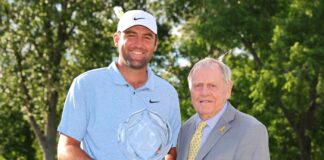 Scottie Scheffler a Jack Nicklaus - foto Profimedia