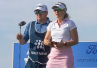 Sára Kousková a caddy Jakub Mejzlík - foto LET Tristan Jones