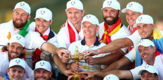 Vítězný tým Evropy - foto Profimedia